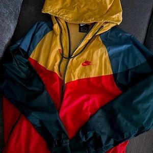 Nike Multi-Color hooded Windrunner jacket